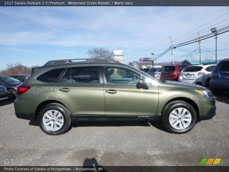 Wilderness Green Metallic / Warm Ivory 2017 Subaru Outback 2.5i Premium