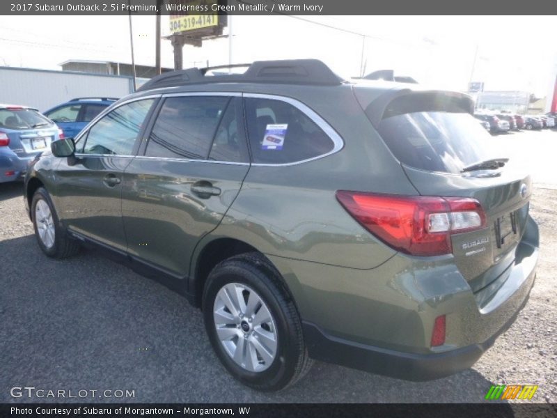 Wilderness Green Metallic / Warm Ivory 2017 Subaru Outback 2.5i Premium