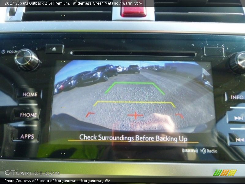 Wilderness Green Metallic / Warm Ivory 2017 Subaru Outback 2.5i Premium