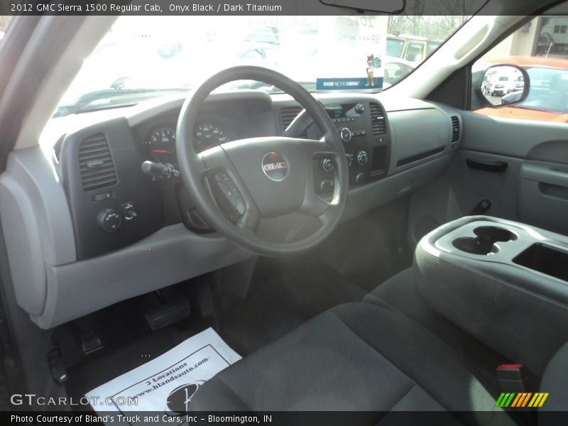 Onyx Black / Dark Titanium 2012 GMC Sierra 1500 Regular Cab