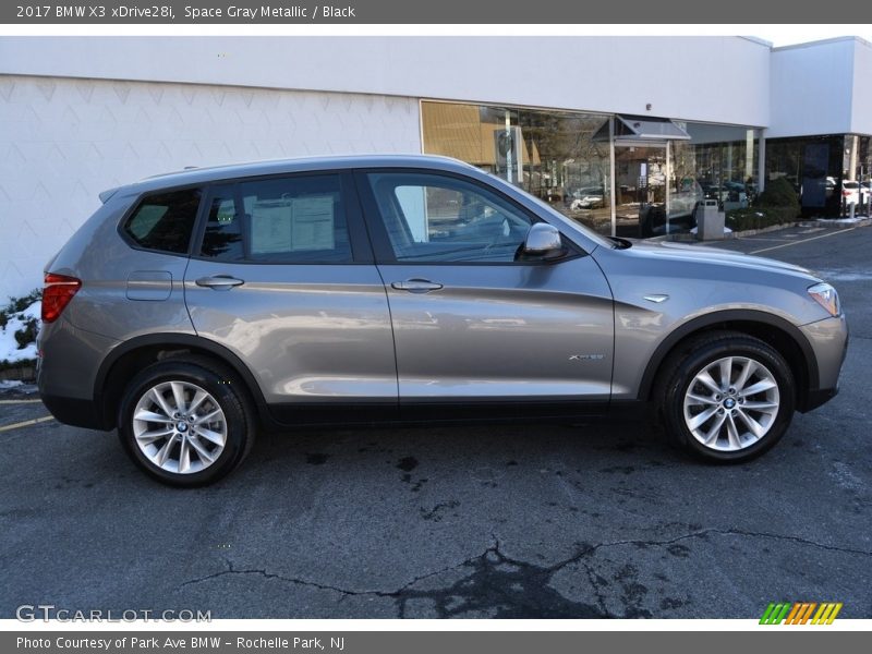 Space Gray Metallic / Black 2017 BMW X3 xDrive28i