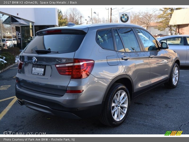 Space Gray Metallic / Black 2017 BMW X3 xDrive28i