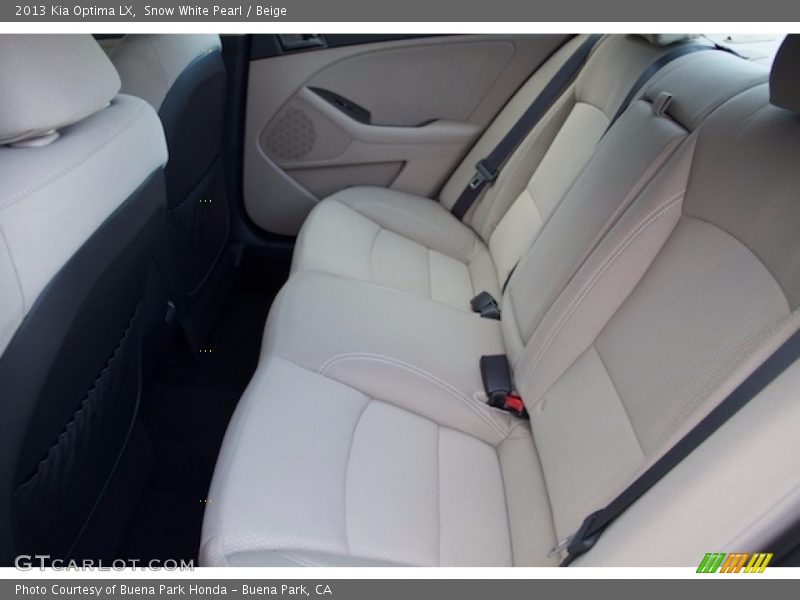 Snow White Pearl / Beige 2013 Kia Optima LX