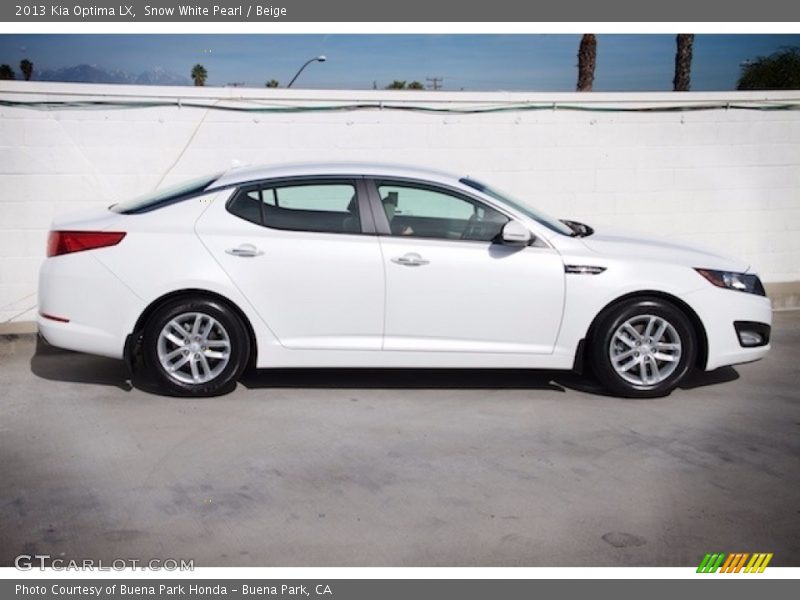 Snow White Pearl / Beige 2013 Kia Optima LX