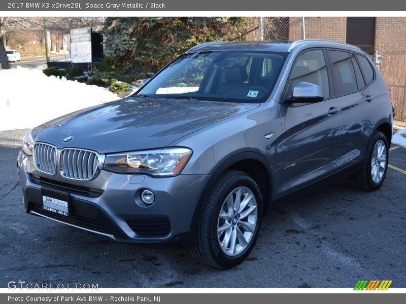 Space Gray Metallic / Black 2017 BMW X3 xDrive28i
