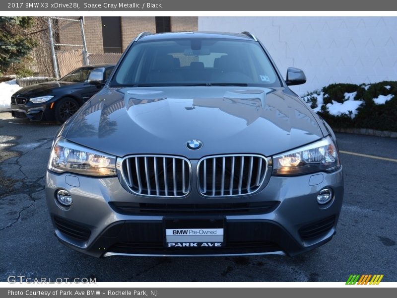 Space Gray Metallic / Black 2017 BMW X3 xDrive28i