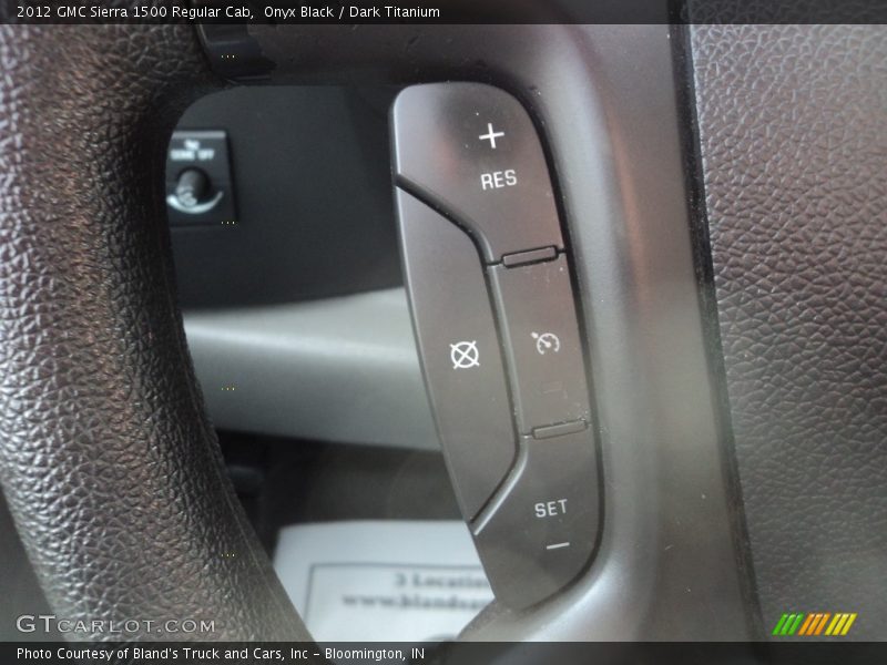 Onyx Black / Dark Titanium 2012 GMC Sierra 1500 Regular Cab