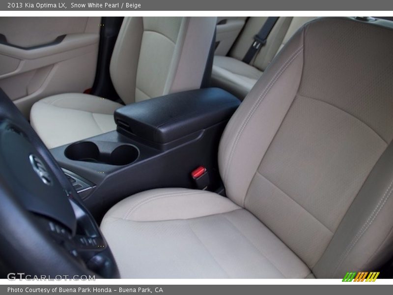 Snow White Pearl / Beige 2013 Kia Optima LX