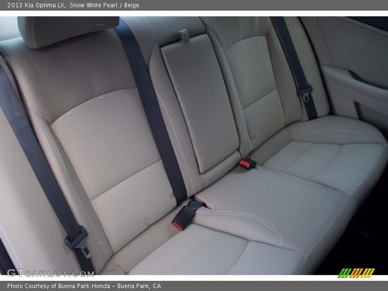 Snow White Pearl / Beige 2013 Kia Optima LX