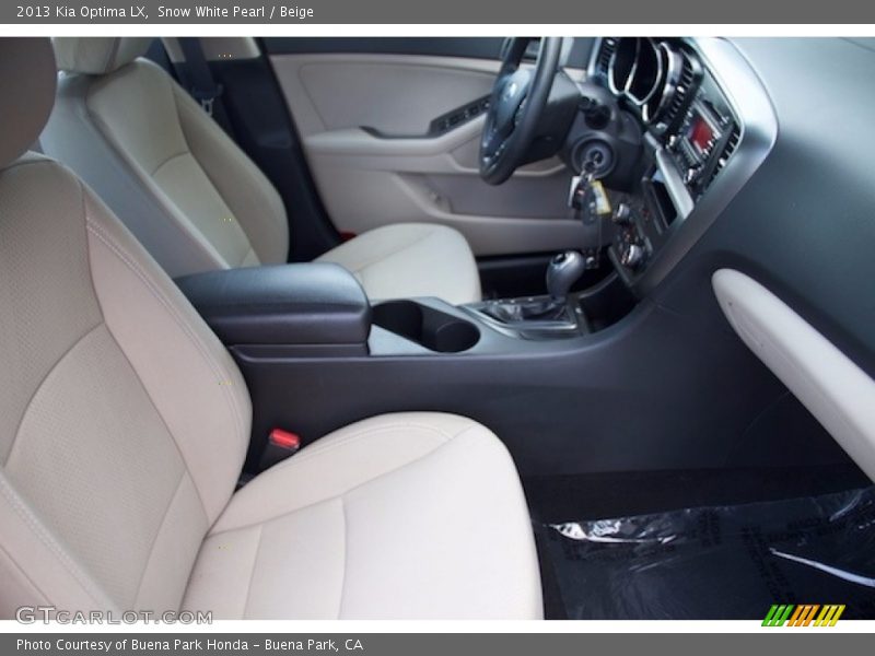 Snow White Pearl / Beige 2013 Kia Optima LX