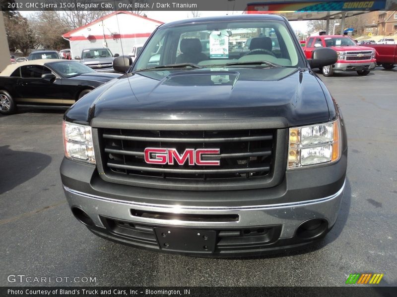 Onyx Black / Dark Titanium 2012 GMC Sierra 1500 Regular Cab