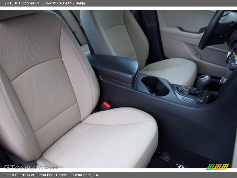 Snow White Pearl / Beige 2013 Kia Optima LX