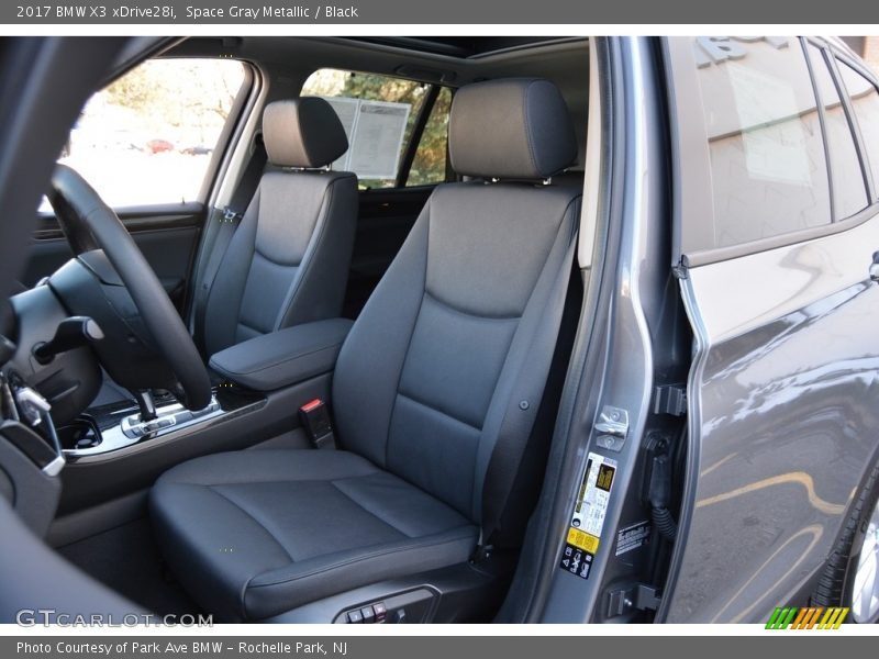 Space Gray Metallic / Black 2017 BMW X3 xDrive28i