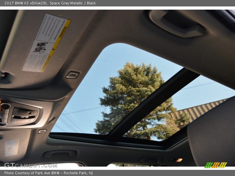 Space Gray Metallic / Black 2017 BMW X3 xDrive28i