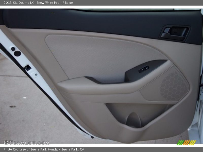Snow White Pearl / Beige 2013 Kia Optima LX
