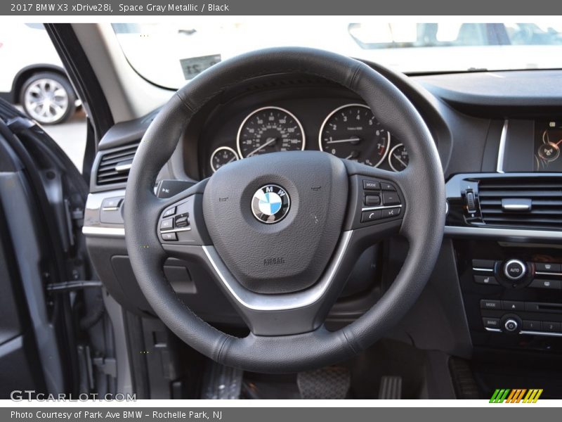 Space Gray Metallic / Black 2017 BMW X3 xDrive28i