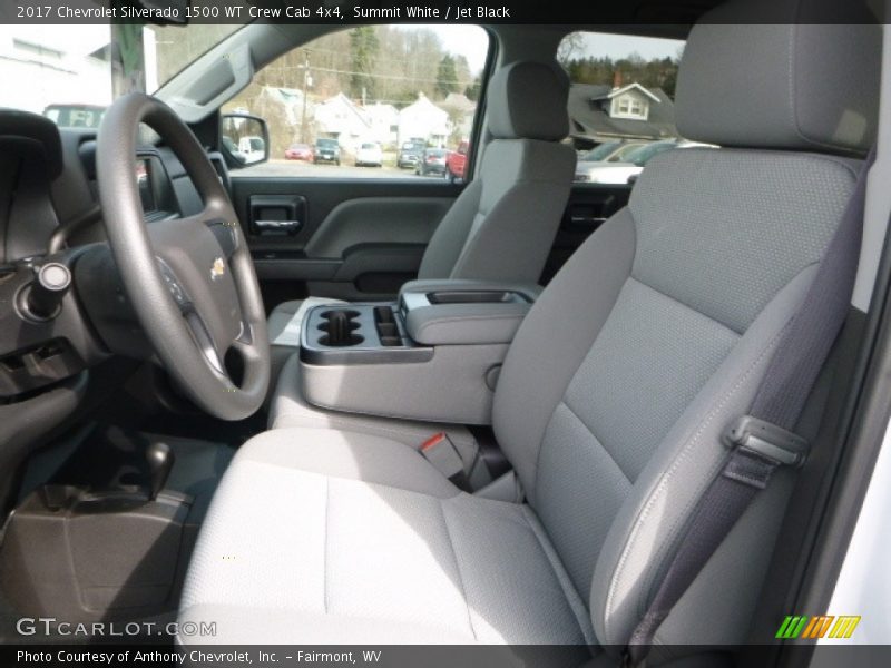 Summit White / Jet Black 2017 Chevrolet Silverado 1500 WT Crew Cab 4x4