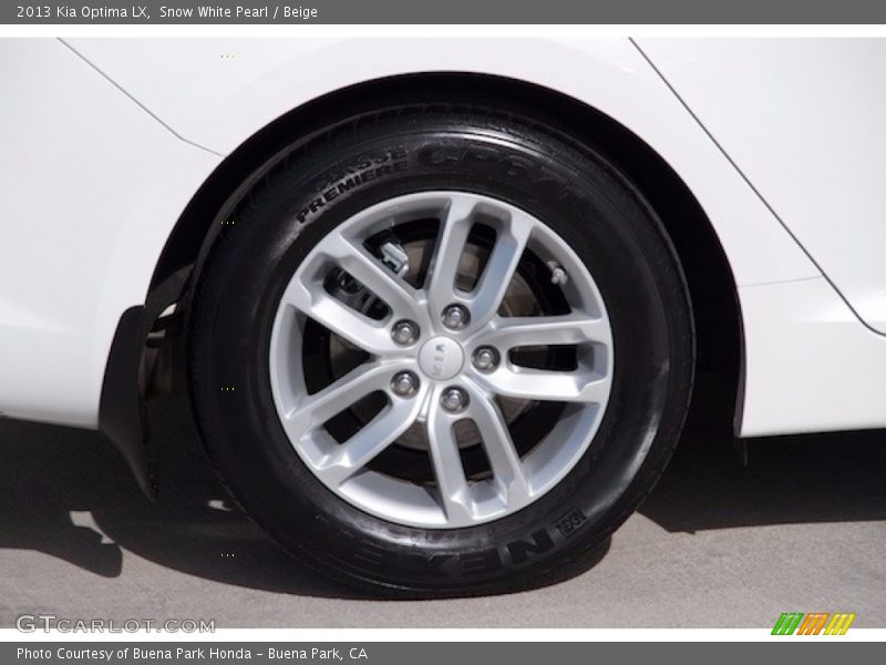 Snow White Pearl / Beige 2013 Kia Optima LX