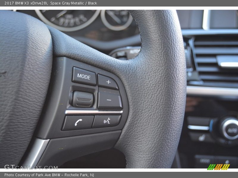 Space Gray Metallic / Black 2017 BMW X3 xDrive28i