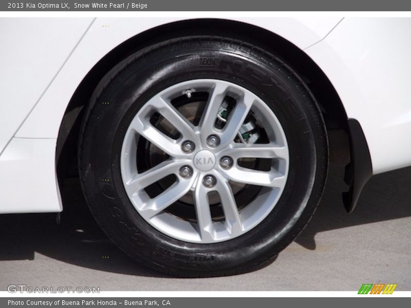 Snow White Pearl / Beige 2013 Kia Optima LX