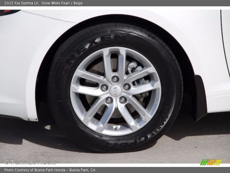 Snow White Pearl / Beige 2013 Kia Optima LX