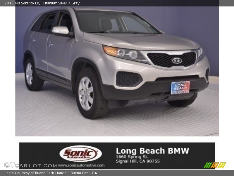 Titanium Silver / Gray 2013 Kia Sorento LX