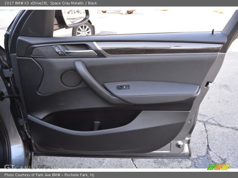 Space Gray Metallic / Black 2017 BMW X3 xDrive28i