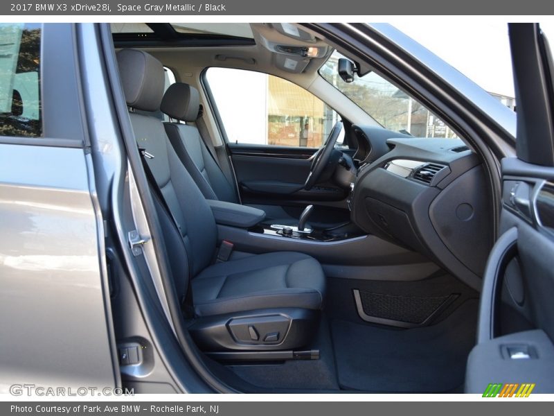 Space Gray Metallic / Black 2017 BMW X3 xDrive28i