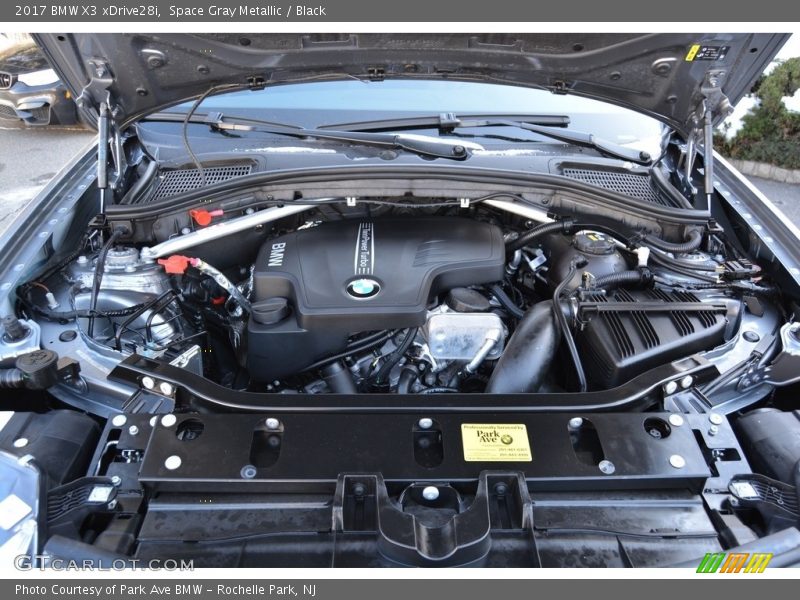 Space Gray Metallic / Black 2017 BMW X3 xDrive28i
