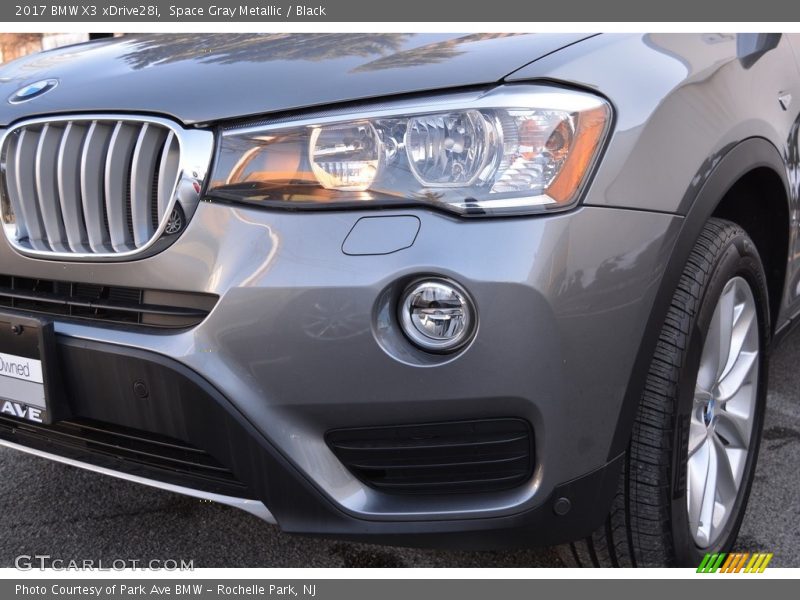 Space Gray Metallic / Black 2017 BMW X3 xDrive28i