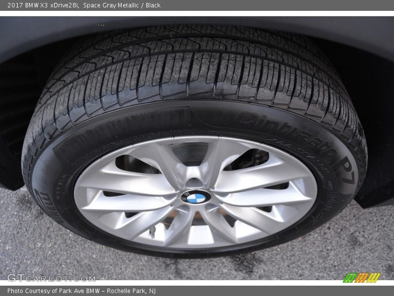 Space Gray Metallic / Black 2017 BMW X3 xDrive28i