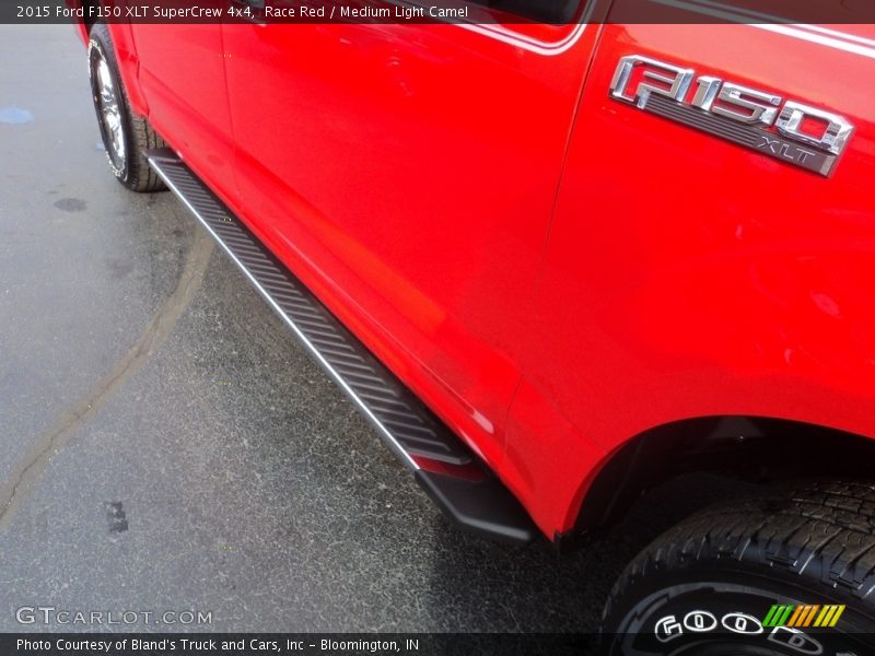 Race Red / Medium Light Camel 2015 Ford F150 XLT SuperCrew 4x4