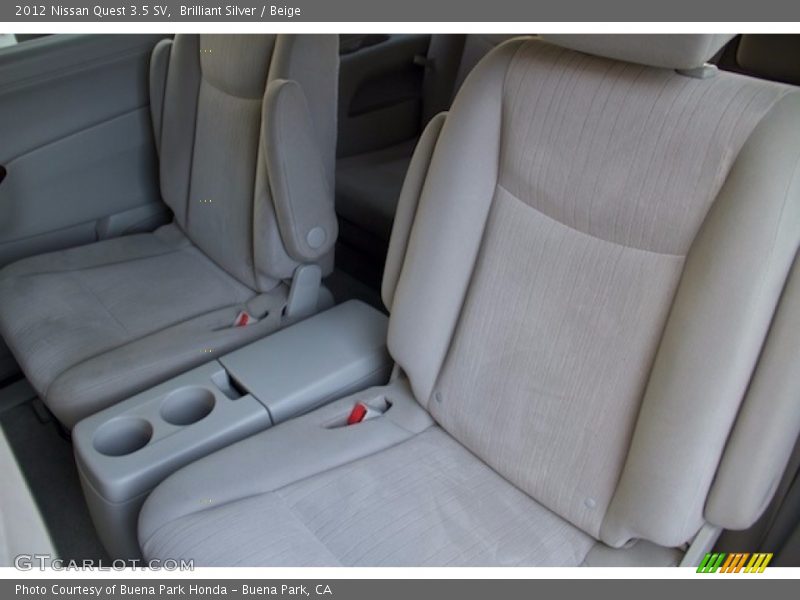 Brilliant Silver / Beige 2012 Nissan Quest 3.5 SV