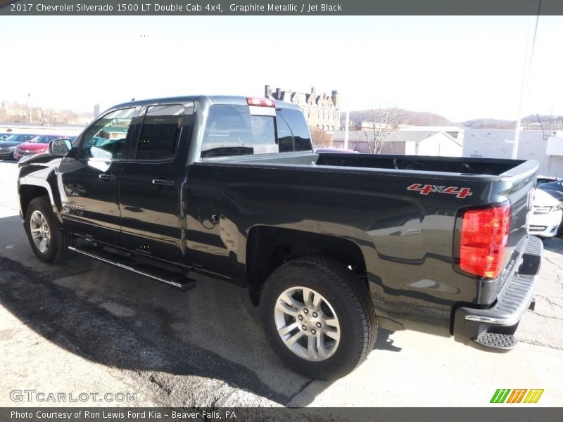 Graphite Metallic / Jet Black 2017 Chevrolet Silverado 1500 LT Double Cab 4x4