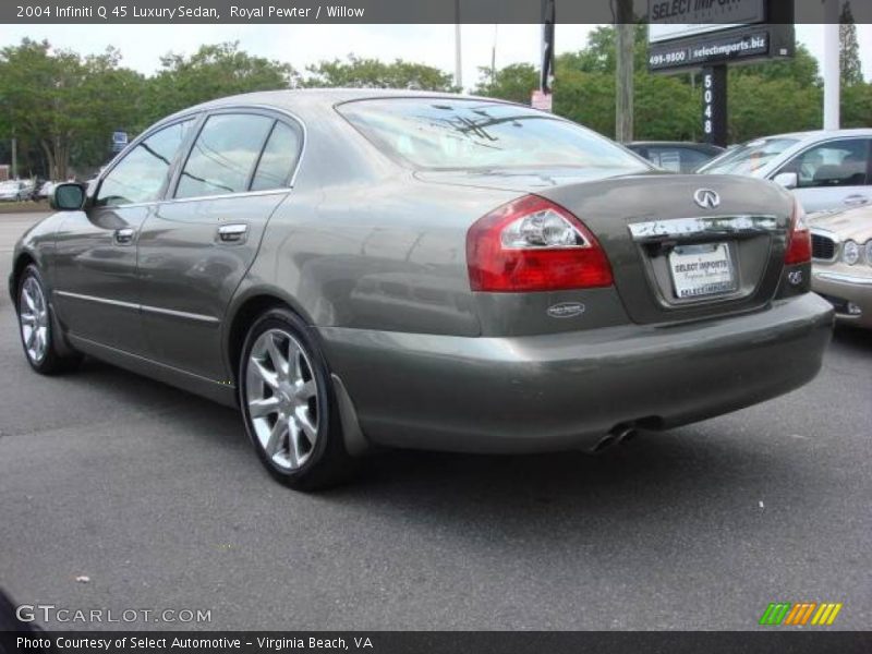 Royal Pewter / Willow 2004 Infiniti Q 45 Luxury Sedan