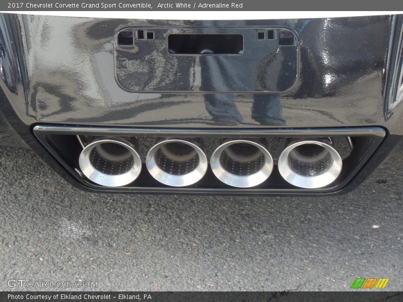 Exhaust of 2017 Corvette Grand Sport Convertible