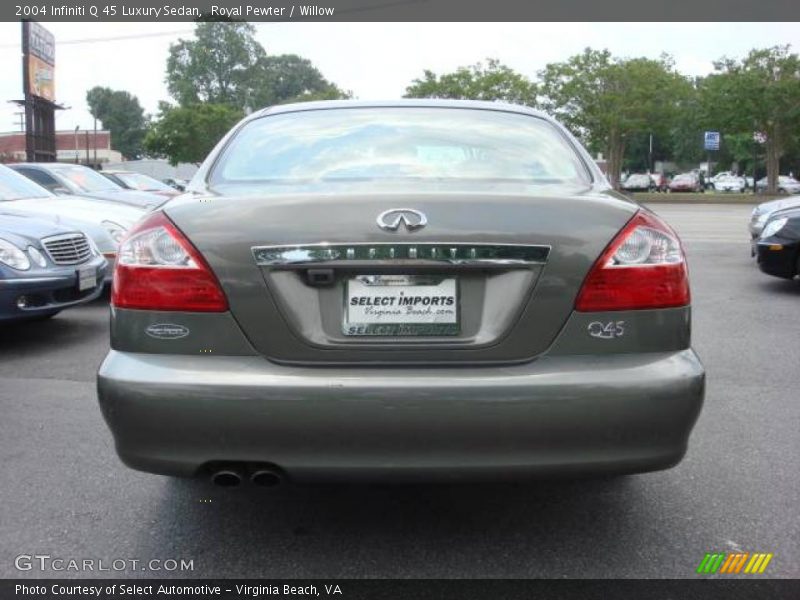 Royal Pewter / Willow 2004 Infiniti Q 45 Luxury Sedan
