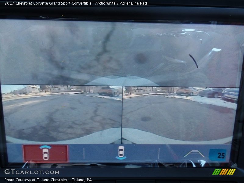Arctic White / Adrenaline Red 2017 Chevrolet Corvette Grand Sport Convertible