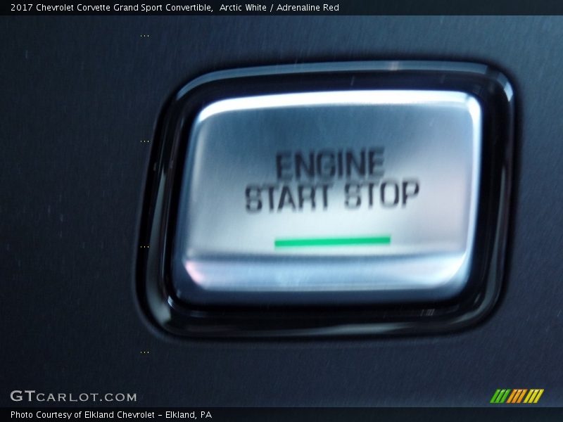 Arctic White / Adrenaline Red 2017 Chevrolet Corvette Grand Sport Convertible