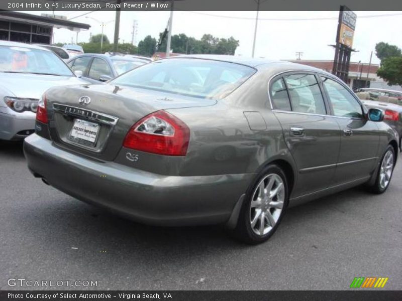 Royal Pewter / Willow 2004 Infiniti Q 45 Luxury Sedan