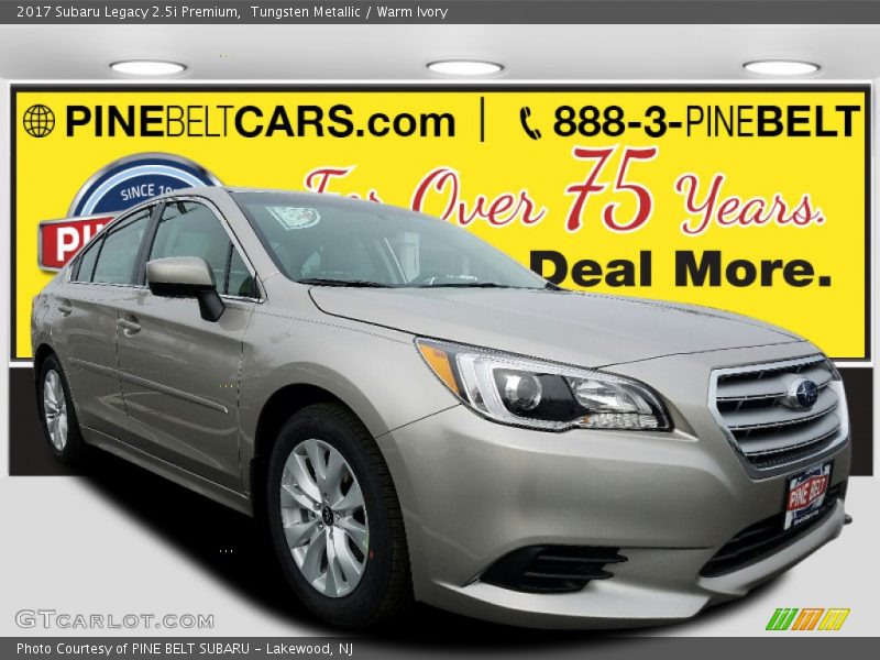 Tungsten Metallic / Warm Ivory 2017 Subaru Legacy 2.5i Premium