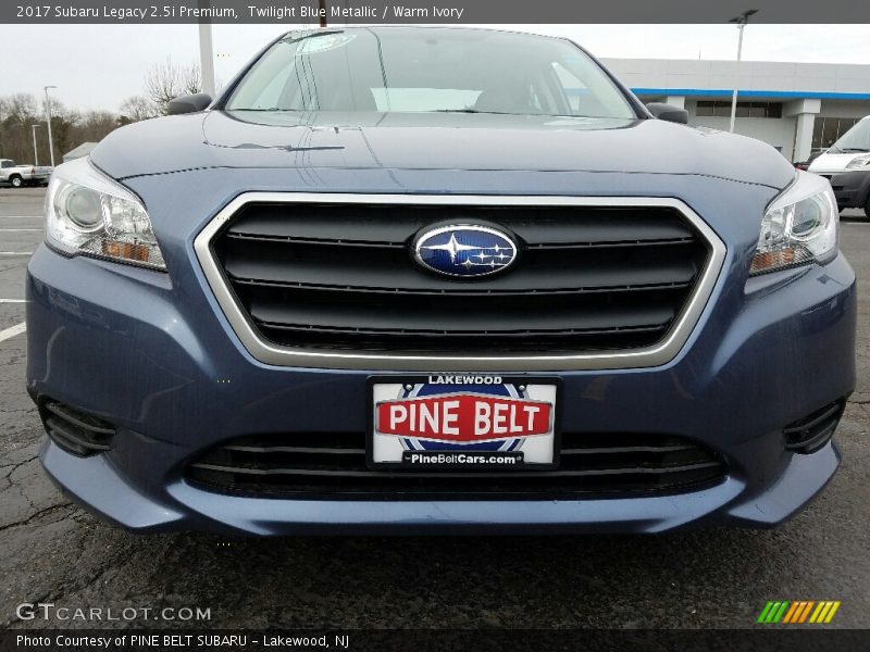 Twilight Blue Metallic / Warm Ivory 2017 Subaru Legacy 2.5i Premium