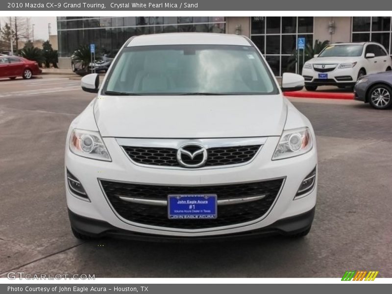 Crystal White Pearl Mica / Sand 2010 Mazda CX-9 Grand Touring