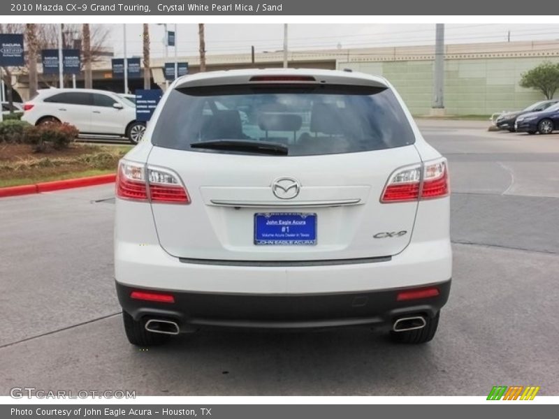 Crystal White Pearl Mica / Sand 2010 Mazda CX-9 Grand Touring