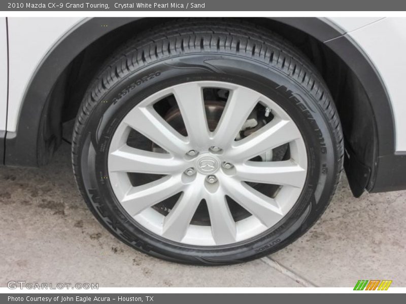 Crystal White Pearl Mica / Sand 2010 Mazda CX-9 Grand Touring