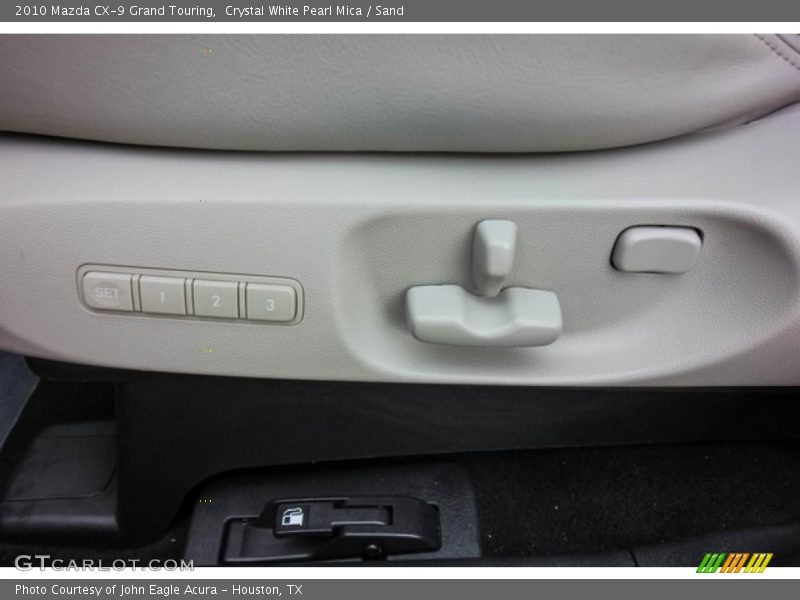 Crystal White Pearl Mica / Sand 2010 Mazda CX-9 Grand Touring