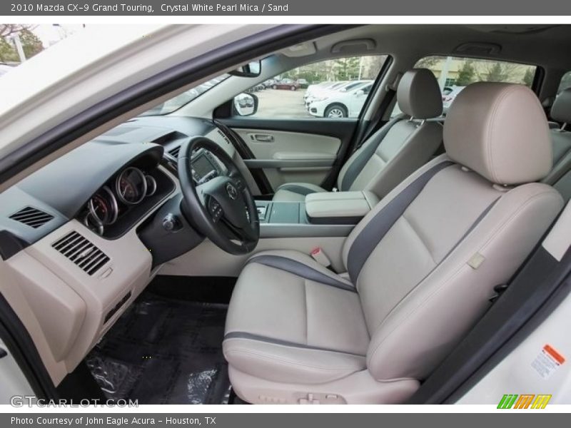 Crystal White Pearl Mica / Sand 2010 Mazda CX-9 Grand Touring