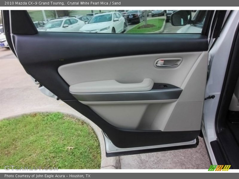 Crystal White Pearl Mica / Sand 2010 Mazda CX-9 Grand Touring