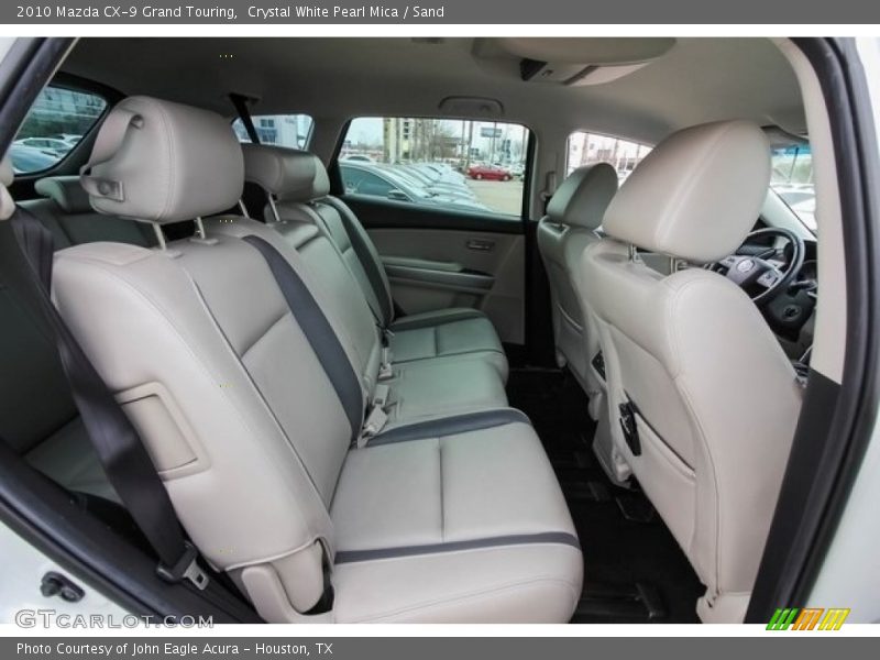 Crystal White Pearl Mica / Sand 2010 Mazda CX-9 Grand Touring