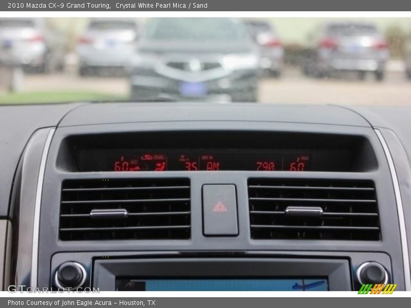 Crystal White Pearl Mica / Sand 2010 Mazda CX-9 Grand Touring